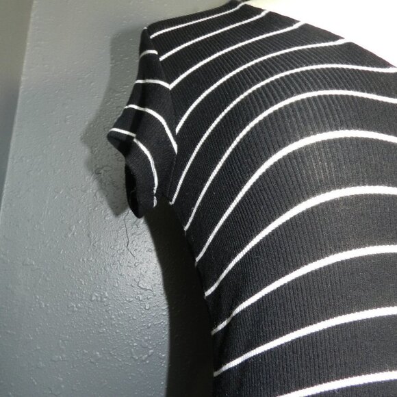 American Eagle Outfitters Soft Sexy Womens Black And White Striped Dress Size S - Picture 6 of 6